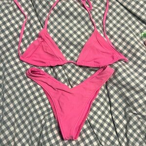 Frankie’s Bikini’s pink bikini